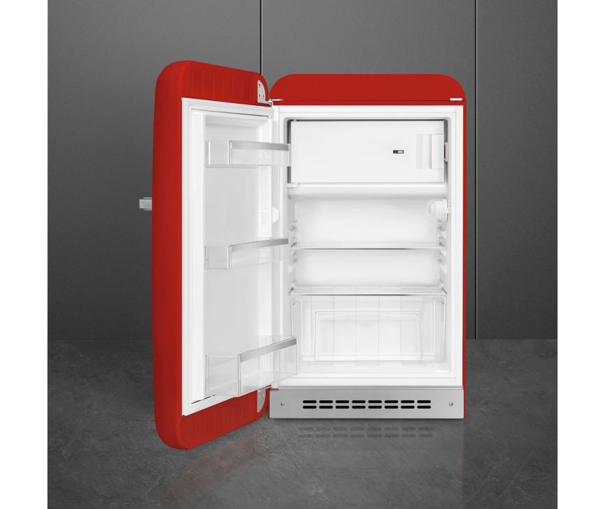 Smeg FAB10LRD5 koelkast rood - linksdraaiend