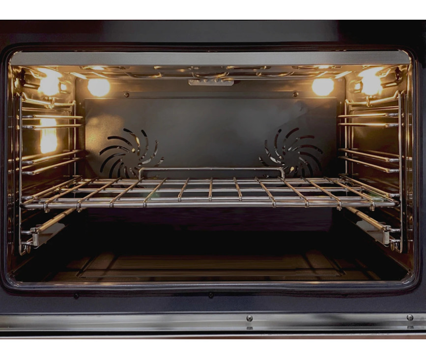 Steel EQFE9 NF inbouw oven - mat zwart - 90 cm. breed