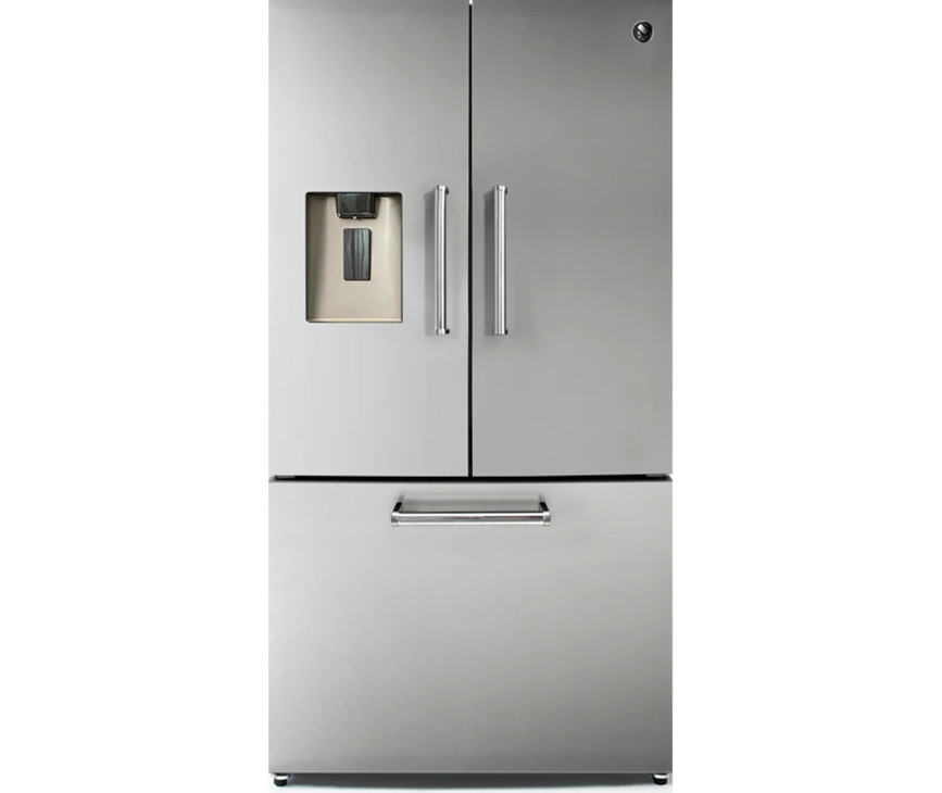 Steel EQFRB-9F side-by-side koelkast - French door - roestvrijstaal