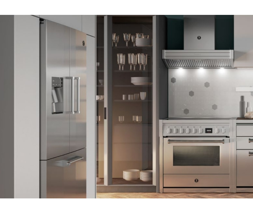 Steel GQ9S-5FI Genesi inductie fornuis met combi-stoomoven