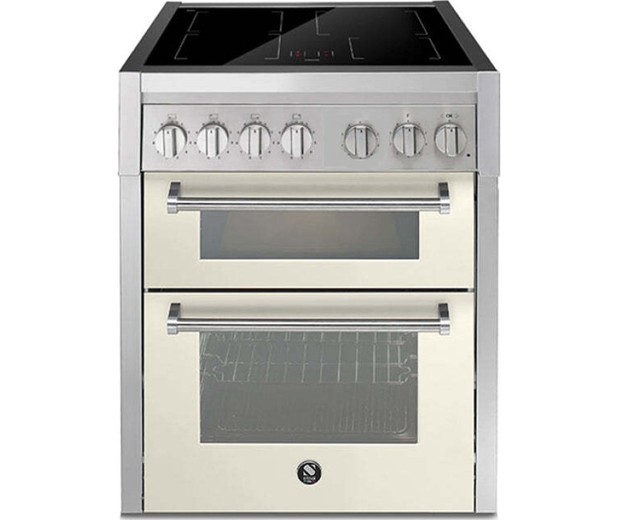 Steel GQ7SF-4I inductie fornuis met dubbele oven - 70 cm breed