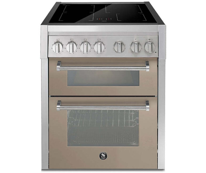Steel GQ7SF-4I inductie fornuis met dubbele oven - 70 cm breed