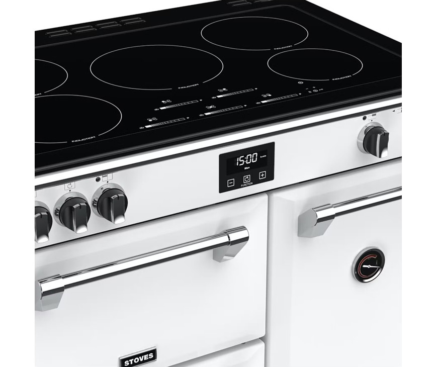 Stoves RICHMOND S900 EI Deluxe Icy White inductie fornuis
