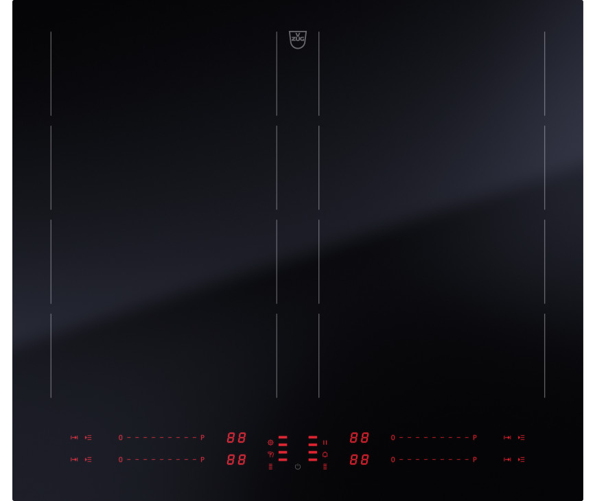 V-zug CookTop V400 60 inbouw inductie kookplaat - 60 cm. breed