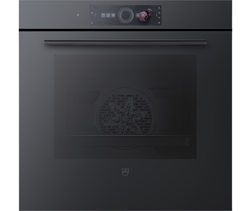 V-Zug Combair V6000 60P inbouw oven met pyrolyse - zwart glas