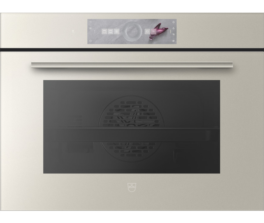 V-Zug Combair V6000 45P inbouw oven met pyrolyse - pearl spiegelglas