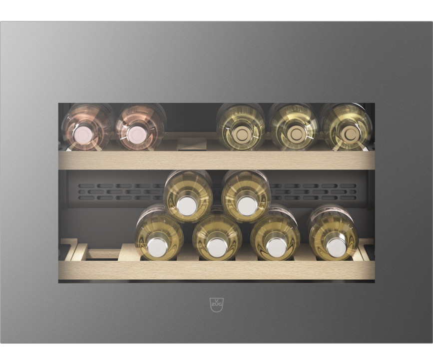 V-Zug Winecooler V4000 45 left inbouw wijnkoelkast - platinum spiegelglas