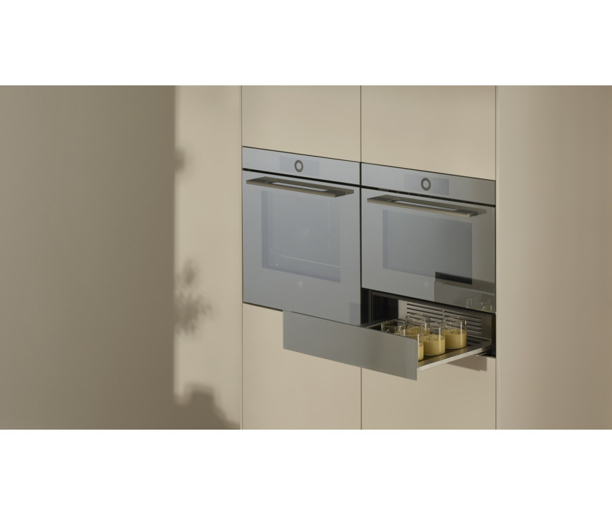 V-Zug WarmingDrawer V4000 28 Zwart Glas inbouw warmhoudlade