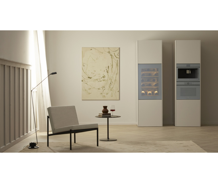 V-zug Winecooler 90 SL Platinum inbouw wijnkoelkast - nis 88 cm - Platinum glas rechtsdraaiend 