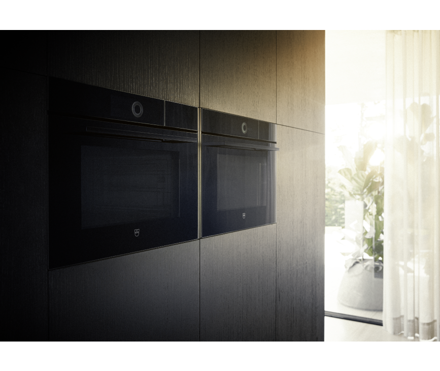 V-Zug Steamer V4000 45 Zwart Glas inbouw stoomoven