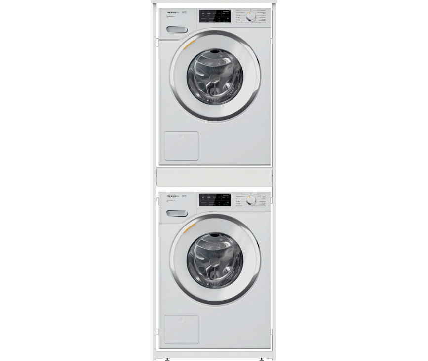 Wasmachinekast ONE PAIR wasmachine / droger zuil kast - wit