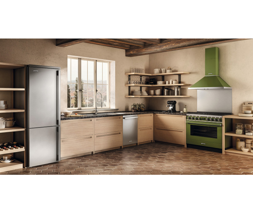 Smeg KPF9OG groene afzuigkap