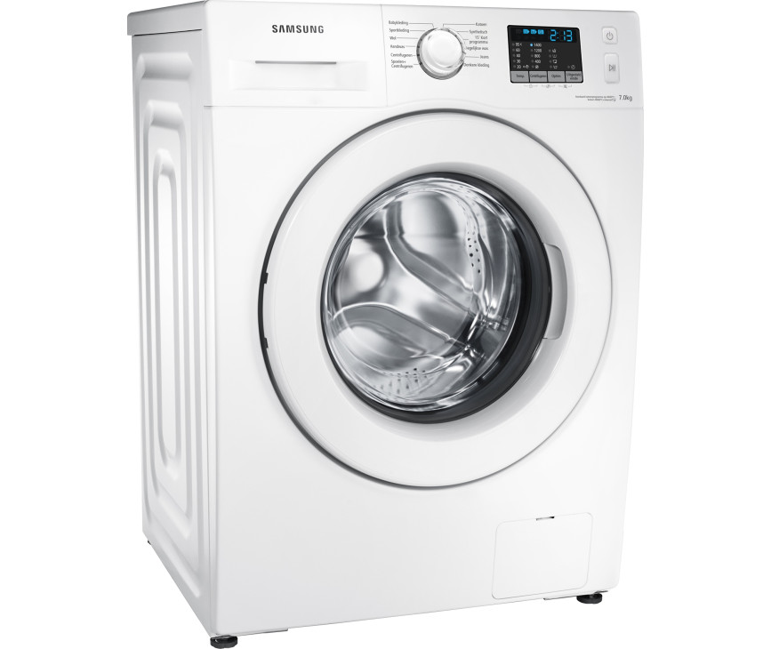 Fraai design van de SAMSUNG wasmachine WF70F5E0Z4W behorend tot de CrystalGloss serie
