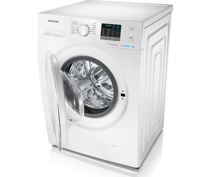 Overzichtelijk en eenvoudig bedieningspaneel op de SAMSUNG wasmachine WF70F5E2Q4W