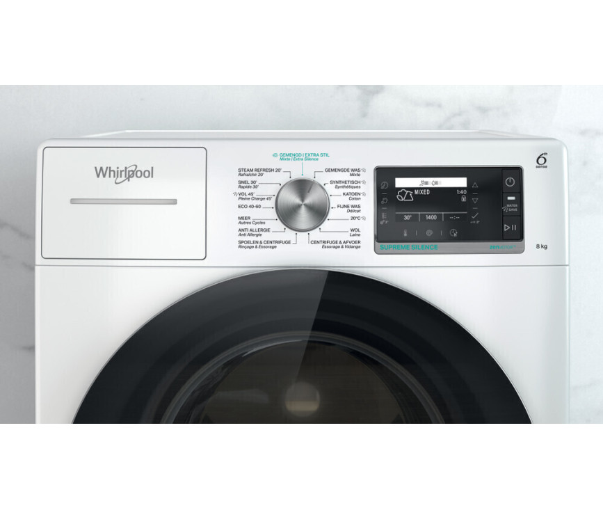 Whirlpool W7 89 SILENCE BE wasmachine met energieklasse A-30%