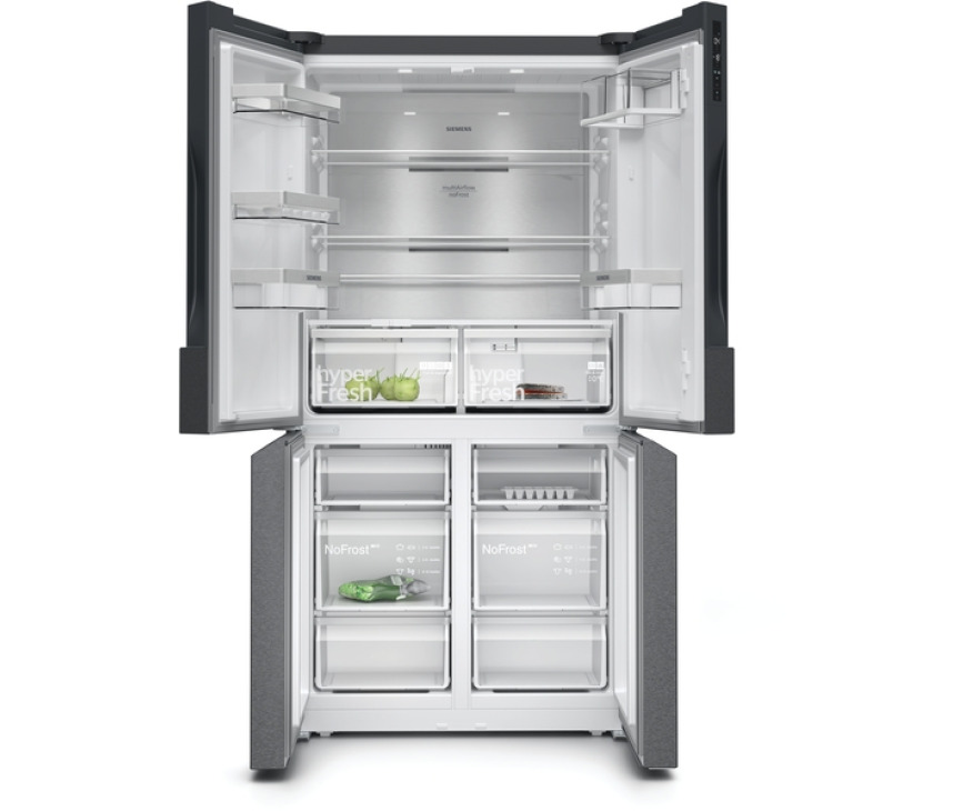 Siemens KF96NAXEA side-by-side koelkast - black inox-antifingerprint 