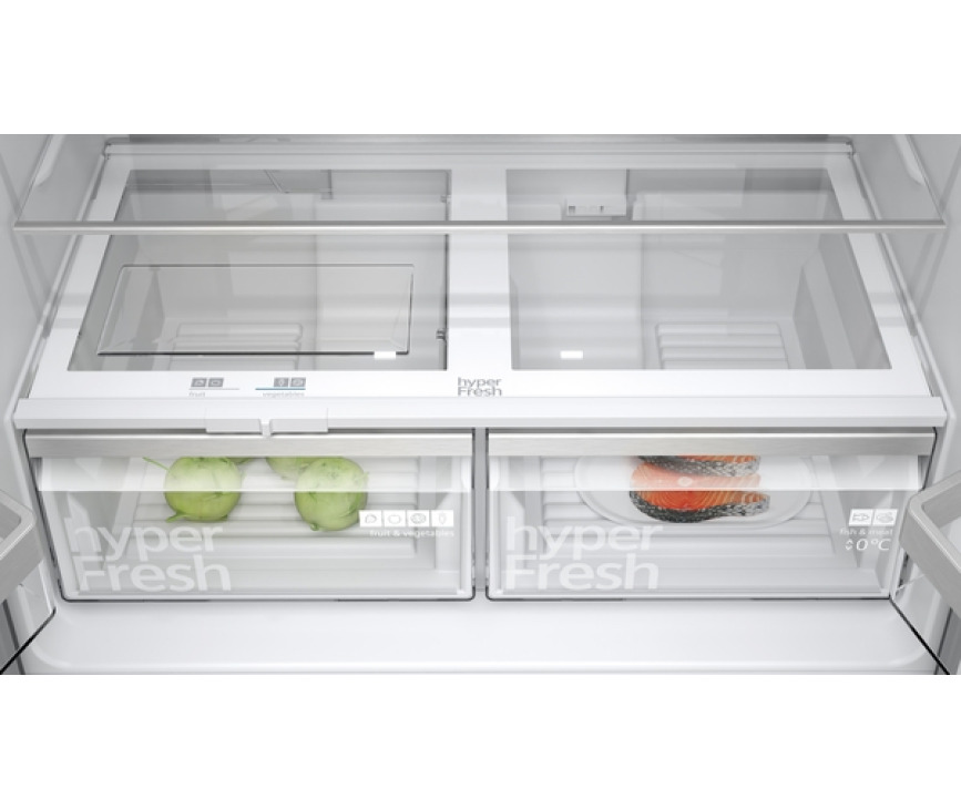 Siemens KF96NAXEA side-by-side koelkast - black inox-antifingerprint 