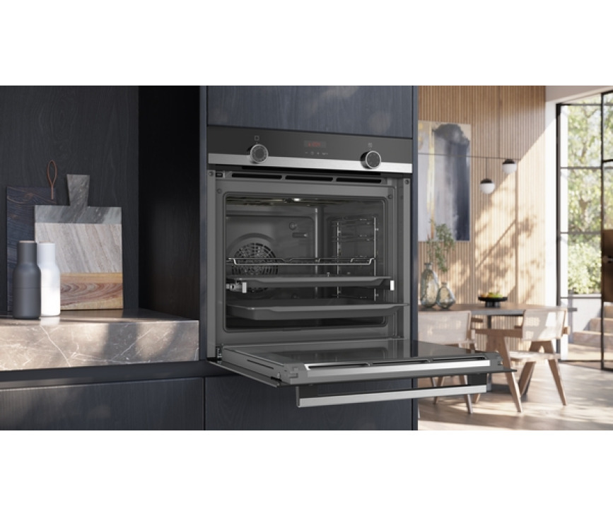 Siemens HR574AER0 inbouw oven rvs met pyrolyse functie