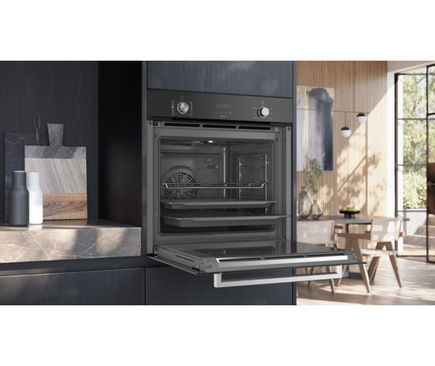 Siemens HR374ABS0S inbouw oven rvs met pyrolyse