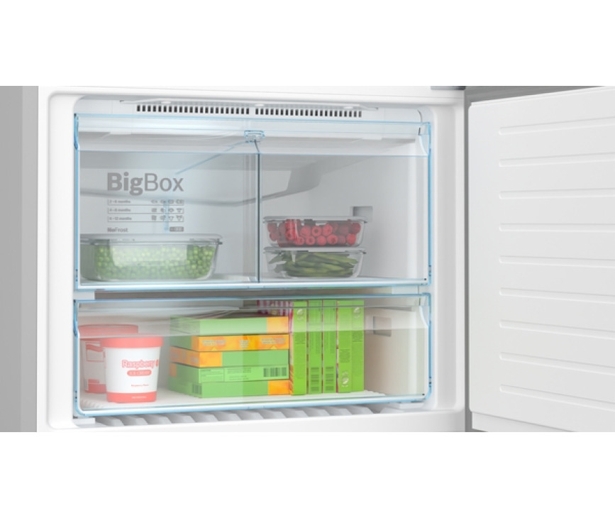 Bosch KGN86VIEA vrijstaande koelkast rvs - 86 cm. breed