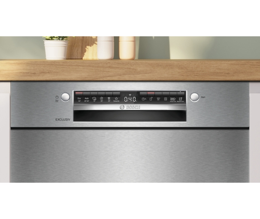 Bosch SMU4EUS03E onderbouw vaatwasser - rvs front