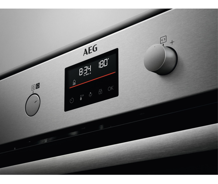 AEG BPB355061M inbouw oven - rvs - SteamBake - pyrolyse