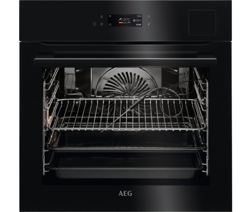 AEG combi-stoomoven inbouw zwart BSE798380B