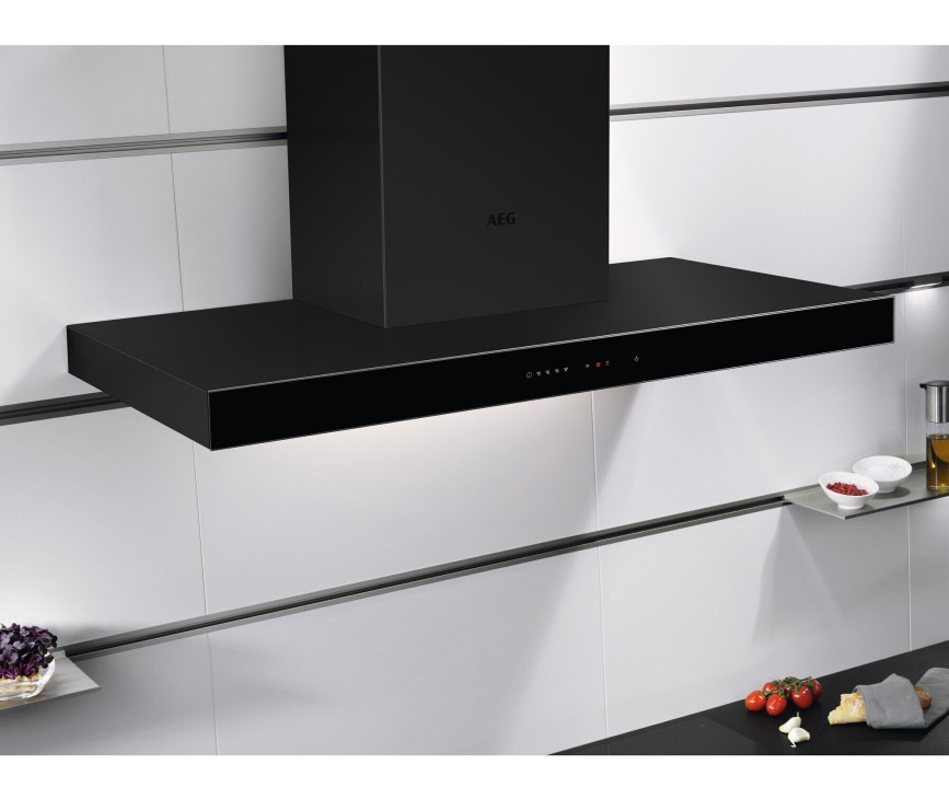 AEG DBE5981HR wand afzuigkap - mat zwart - 90 cm breed
