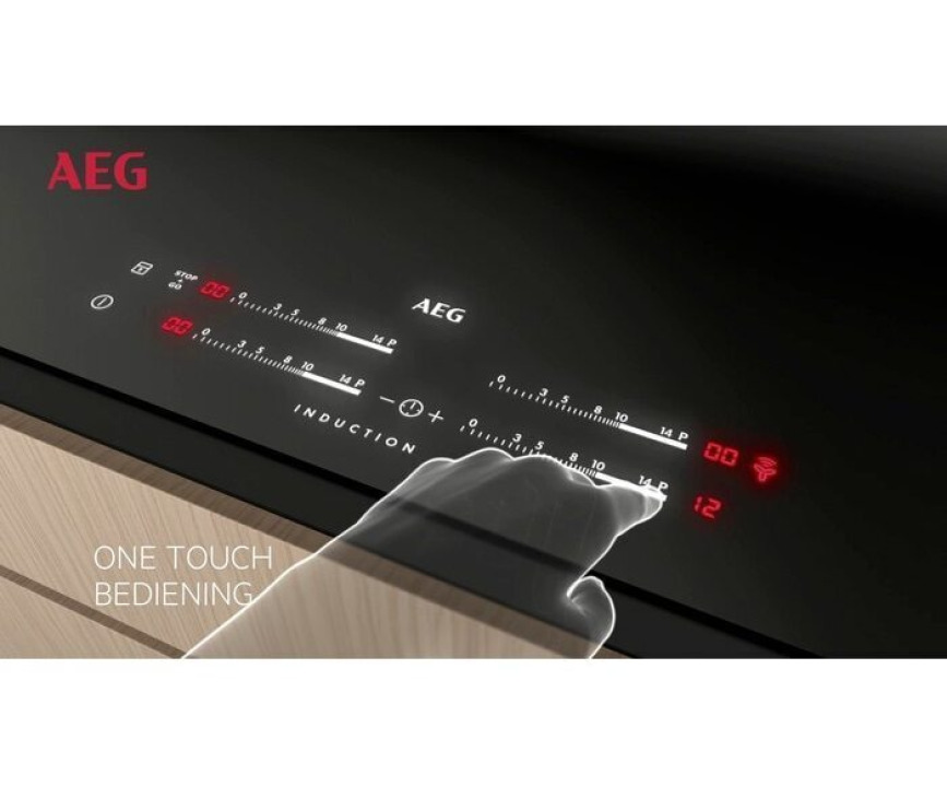 AEG DBE5982HR wand afzuigkap - mat zwart - 90 cm.