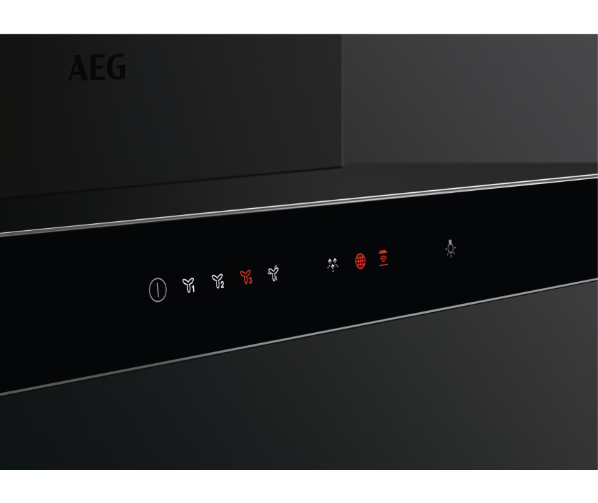 AEG DBE5982HR wand afzuigkap - mat zwart - 90 cm.