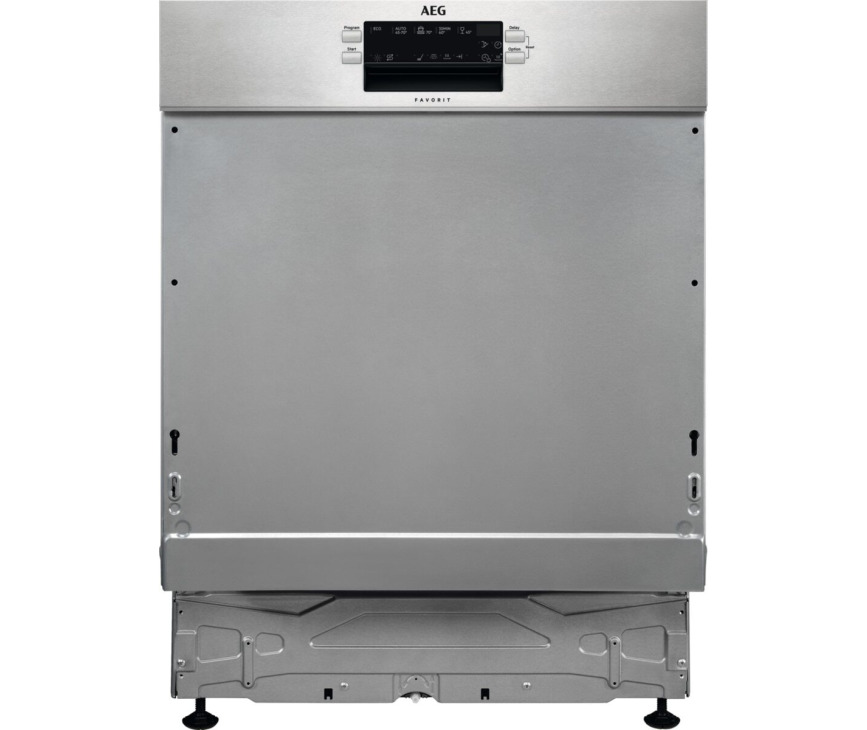 AEG FEB52630ZM inbouw vaatwasser - rvs bedieningspaneel