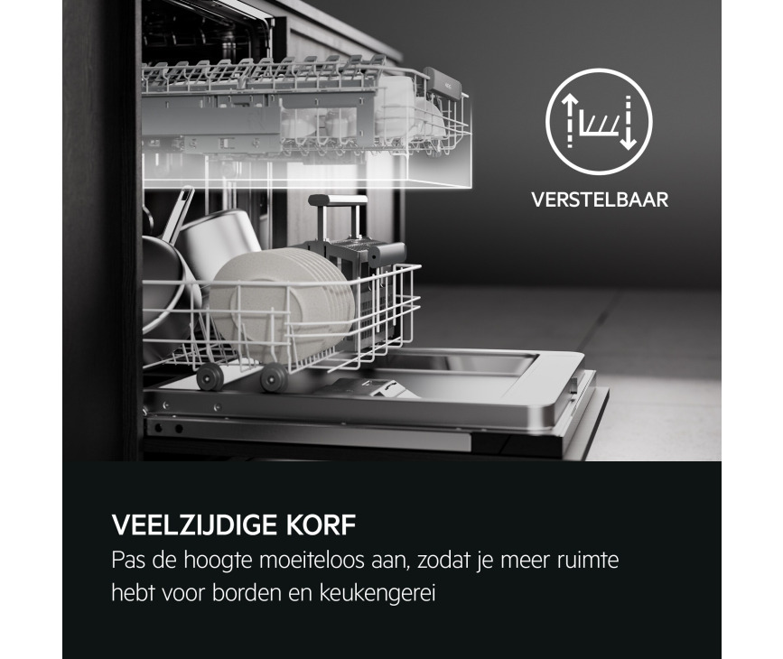 AEG FEE7571APM inbouw vaatwasser - rvs bedieningspaneel