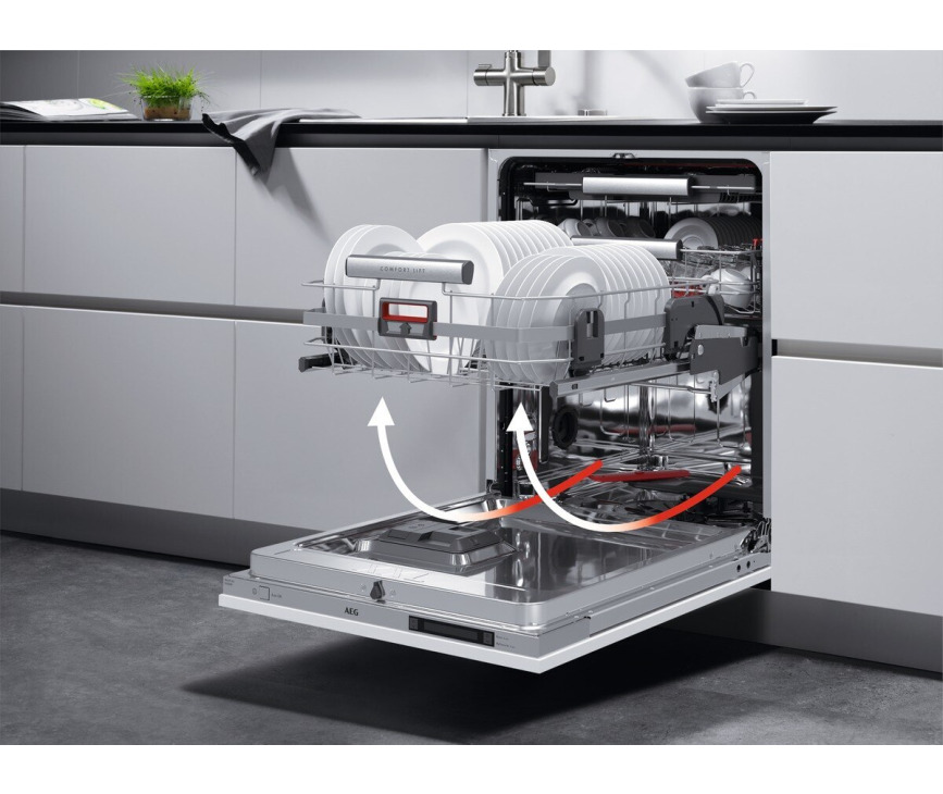 AEG FSE63807P inbouw vaatwasser met Comfortlift