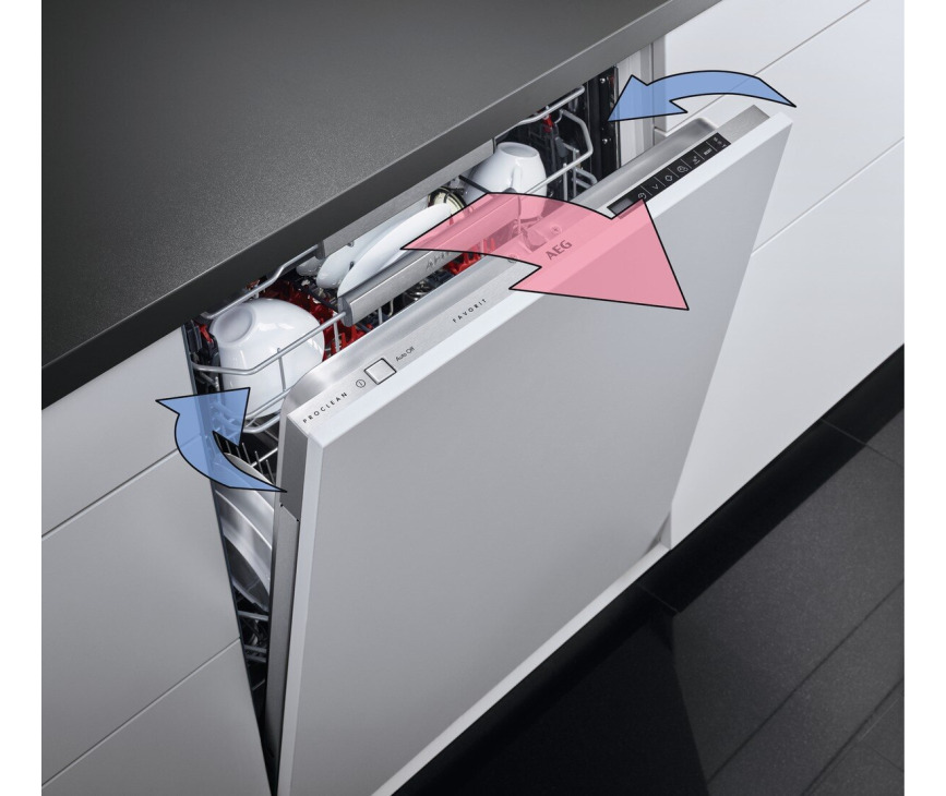 AEG FSE63807P inbouw vaatwasser met Comfortlift