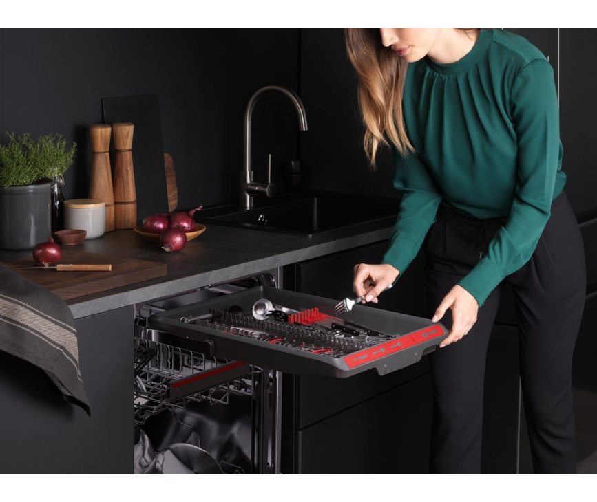 AEG FSE72507P smalle inbouw vaatwasser - 45 cm. breed