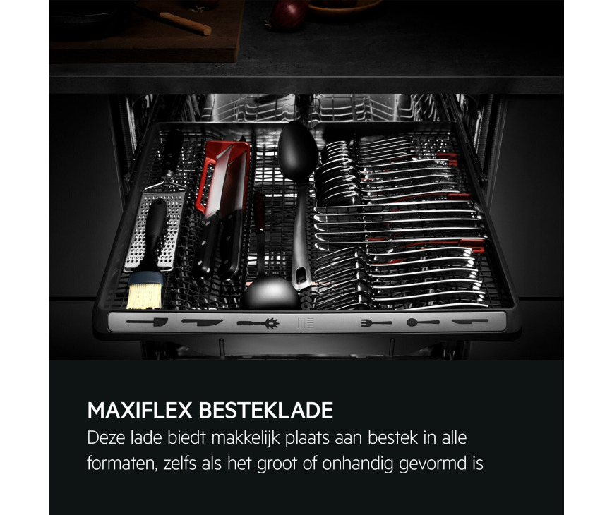 AEG FSE76737P inbouw vaatwasser met energieklasse A label