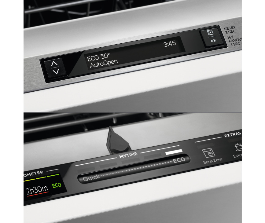AEG FSS76738P inbouw vaatwasser met energieklasse A label