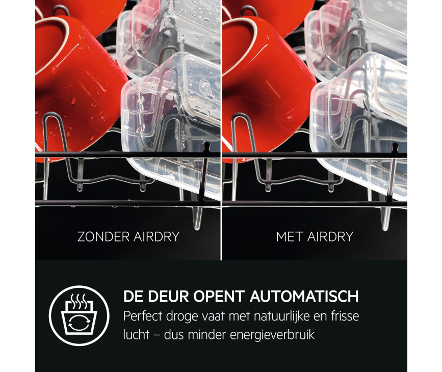 AEG FSS76738P inbouw vaatwasser met energieklasse A label