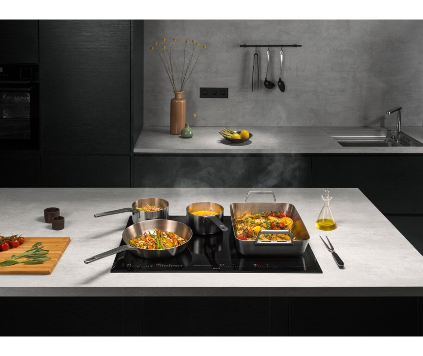 AEG IKE86683FB inbouw inductie kookplaat - TotalFlex 80 cm