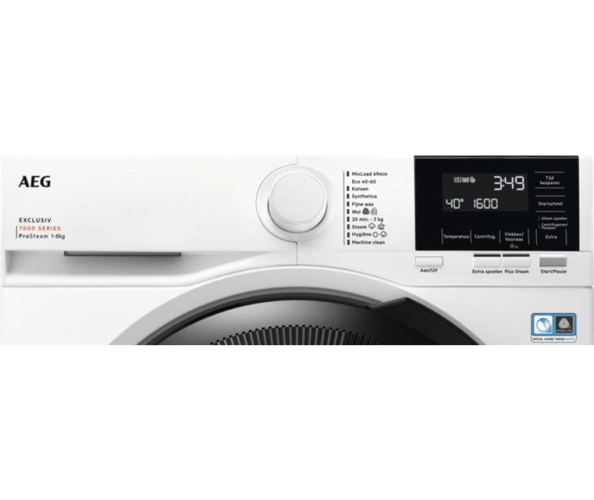AEG LR73BREMEN wasmachine met ProSteam en 8 kg.