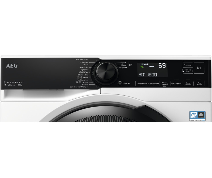 AEG LR7616C4 wasmachine - 1600 toeren en 10 kg. 