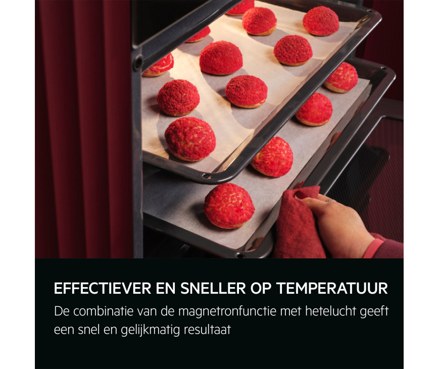 AEG OO5NK40M inbouw oven met magnetron - roestvrijstaal
