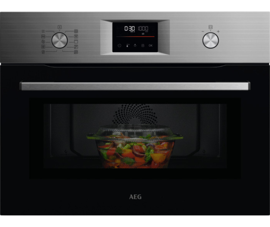 AEG oven met magnetron inbouw rvs OO5NK40M