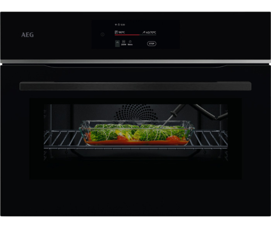 AEG oven met magnetron inbouw zwart TK8NK72FB