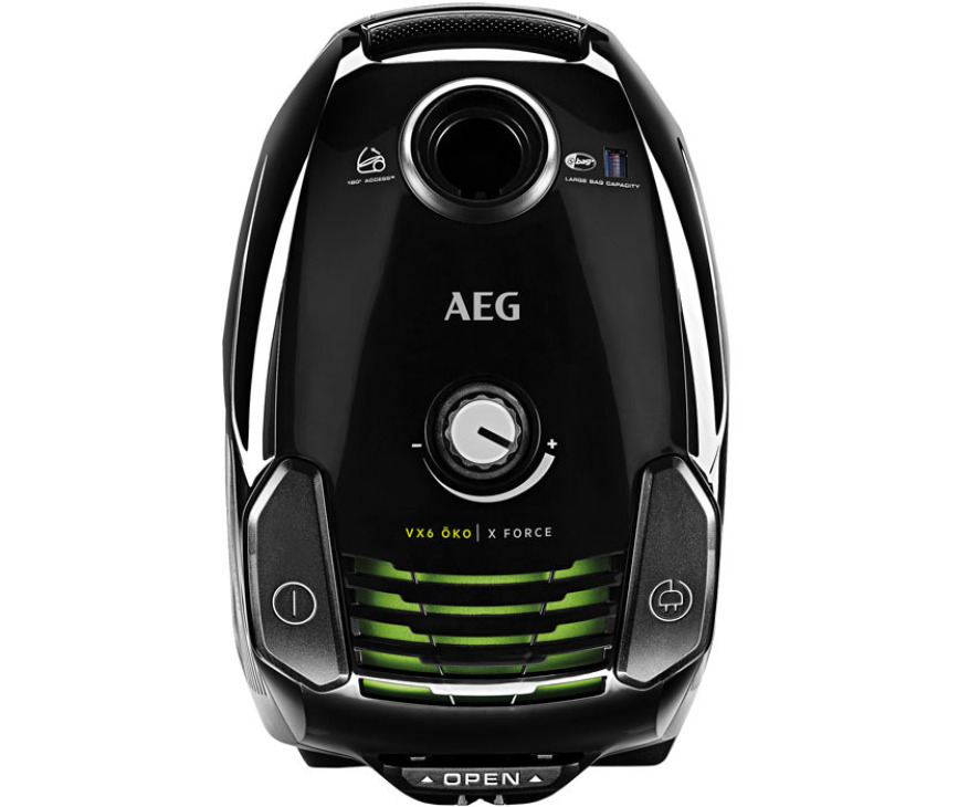 AEG VX6-2-ECO stofzuiger met zak, actieradius 9 m, 76 db, met parketborstel