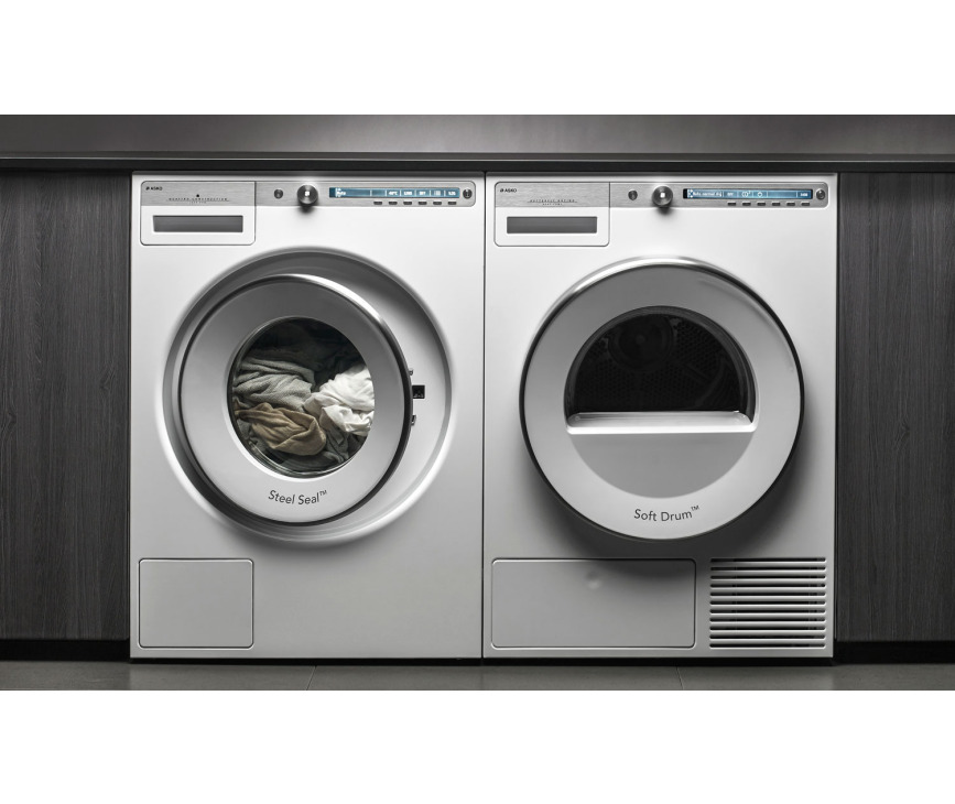 Asko W4096P.W/3 wasmachine met energieklasse A label