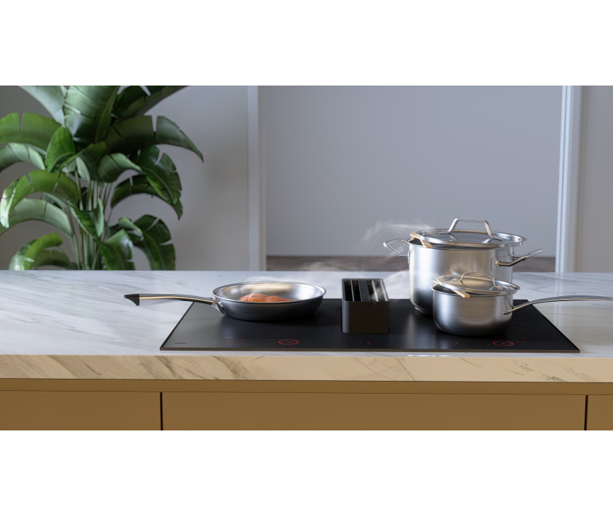 Atag HIDD28472SVI inbouw inductie kookplaat met afzuiging - Celsius Cooking