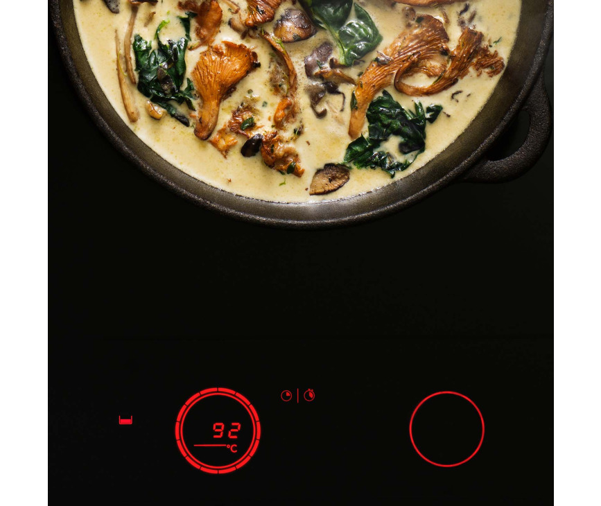 Atag HIDD28472SVI inbouw inductie kookplaat met afzuiging - Celsius Cooking