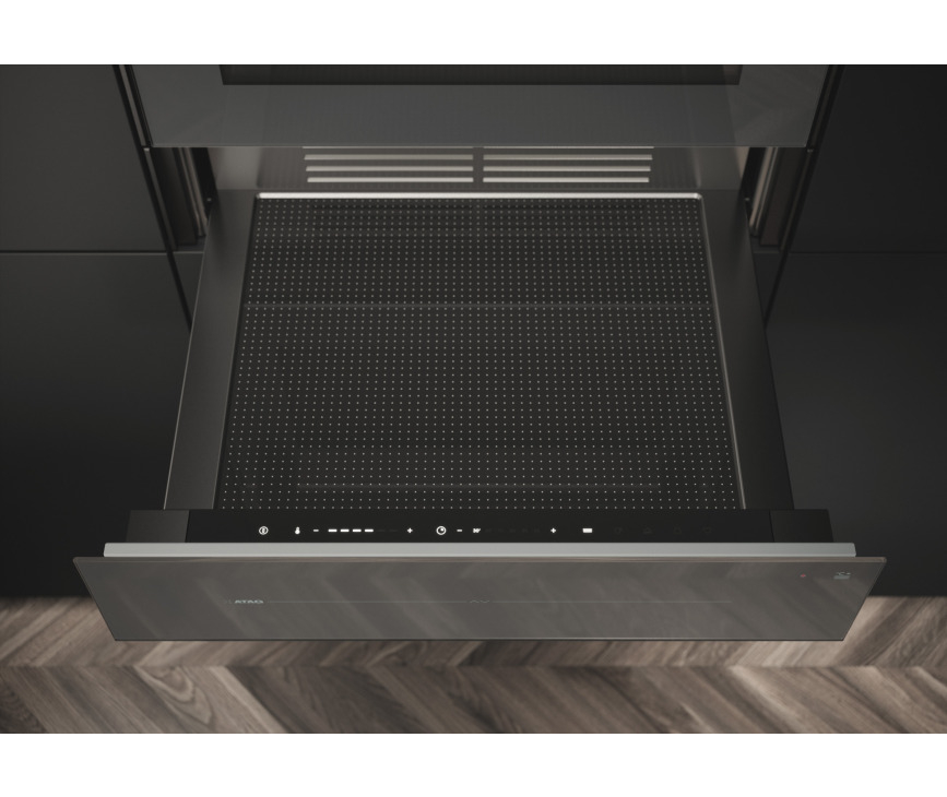 Atag WD1774M inbouw vacumeerlade - Magna - Pearl Grey (grijs glas)