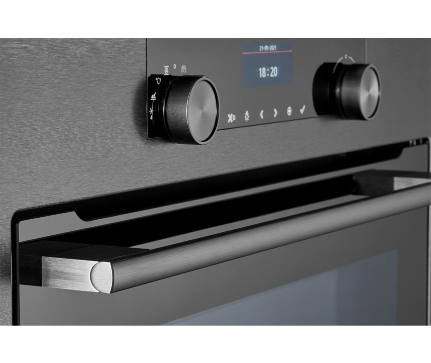 Atag BCM46121C inbouw oven met magnetron - blacksteel